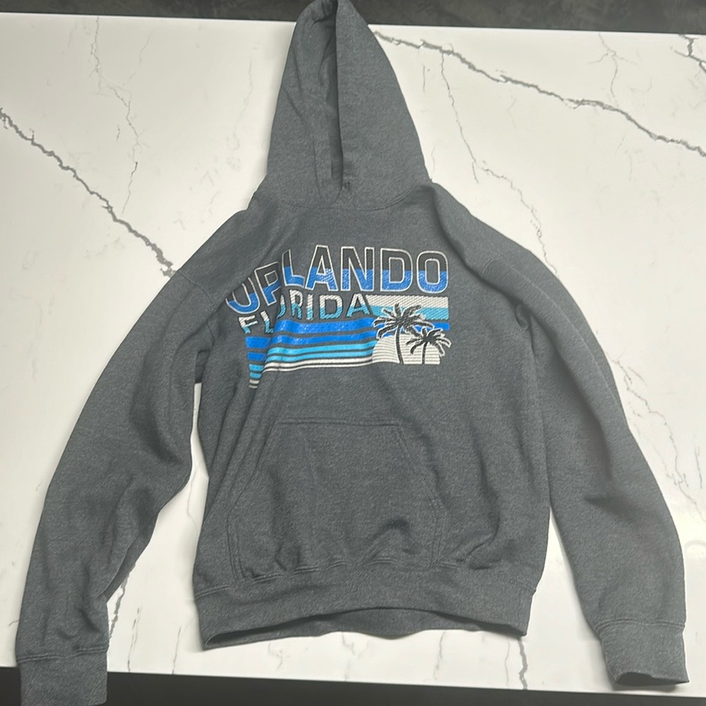 I am selling this grey sweatshirt that I bought in Orlando.